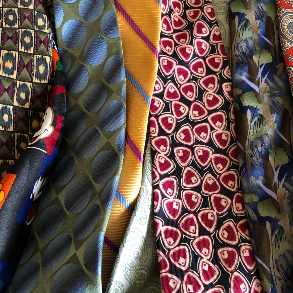 Brooks Brothers Pink + more Mens Tie Lot of 25 - Picture 3 of 8